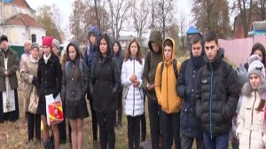 Останки мирных жителей - жертв войны - перезахоронили в селе Борисово