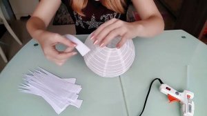 Светильник из бумаги