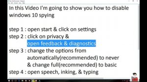 Disable Windows 10 Spying