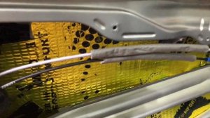 Kia Cerato трёхслойная шумоизоляция дверей, родная размером с альбомный лист не устраивала