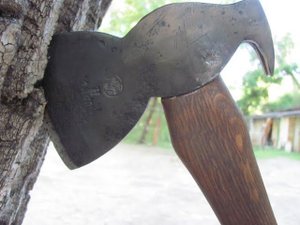 Реставрация немецкого малого сапёрного топора Klauenbeil