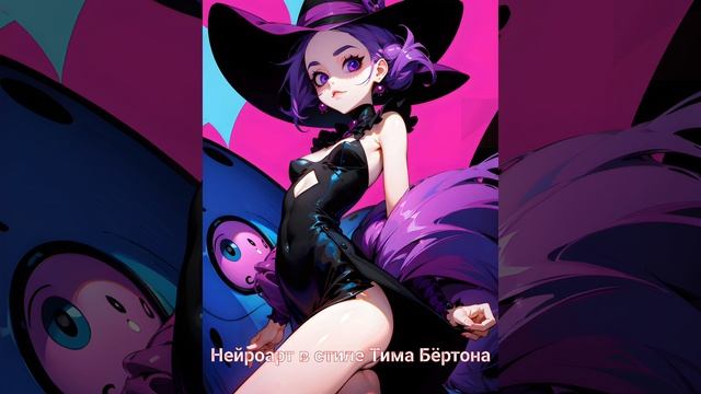 Аниме ведьмочка