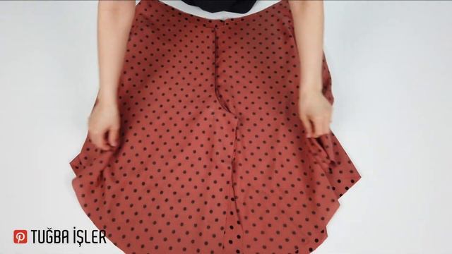 How to Make a Paperbag Culotte Trousers with Curved Hem | Tuğba İşler смотреть онлайн