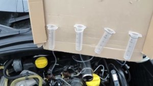 Проверка форсунок Рено Сценик 3, Меган 3 на слив в обратку. Test of injectors Renault