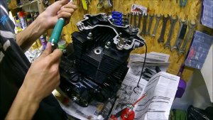 Сборка двигателя Suzuki GS500E Часть 2