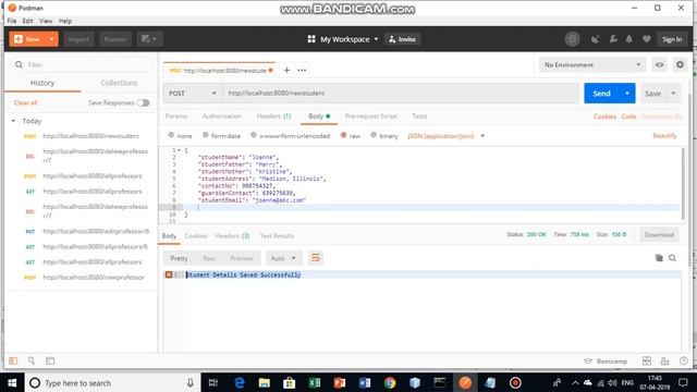 REST API with Spring Boot+JPA+Hibernate (using NetBeans IDE)