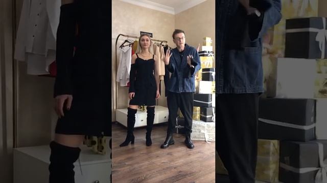 тренды вечернего образа- черное платье. Обзор от Кирилла Савченко