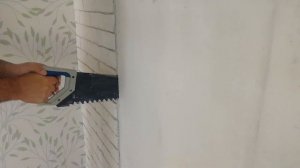 Выпиливаю проём в стене из газобетона 300 мм.