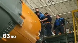 Байконур: старт ракеты «Союз ТМА-21».flv