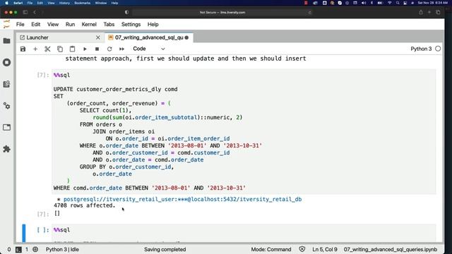Database Essentials - Writing Advanced SQL Queries - Merging or Upserting Data