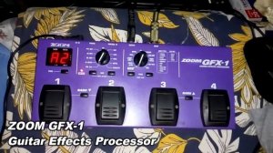 Zoom GFX-1 Guitar Effects Processor