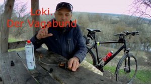 Нестабильное горение туристической  газовой горелки с цанговым баллоном.