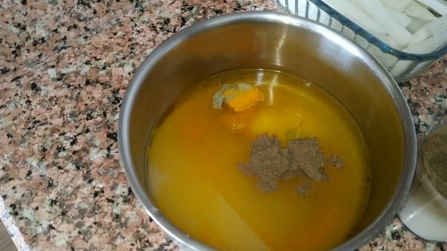 Дайкон по-корейски. Танмуджи (단무지) или желтая маринованная редька