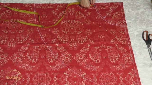 ЮБКА ПОЛУСОЛНЦЕ 2 СПОСОБАМИ / БЫСТРЫЙ КРОЙ БЕЗ ВЫКРОЙКИ СРАЗУ НА ТКАНИ 1часть смотреть онлайн