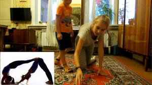 Йога челлендж с сестрой 3///YARIK AND MILKA