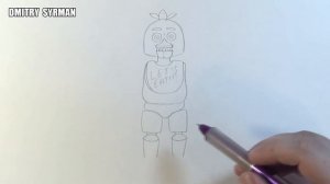 Как нарисовать Чику, ФНаФ, How to draw Chica, FNaF