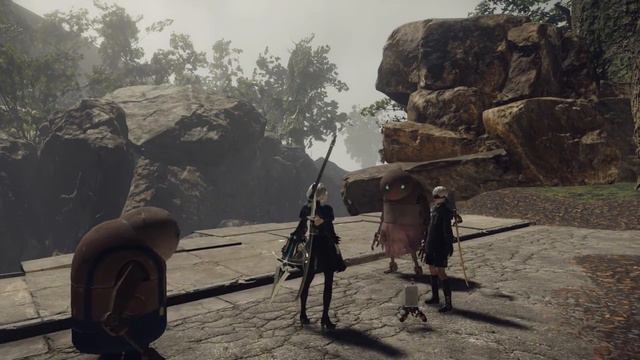 Nier Automata Pt 7 side quests смотреть онлайн