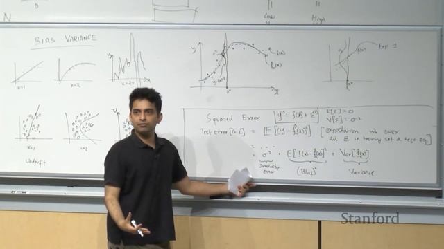 Stanford CS229: Machine Learning | Summer 2019 | Lecture 12 - Bias and Variance & Regularization смотреть онлайн