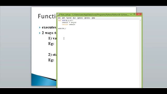 Function Call | Python Programming Language | EduTut | Learn Easily in Tamil