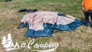 сборка туристической палатки