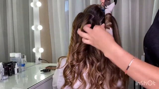 Прическа локоны «Мальвинка»