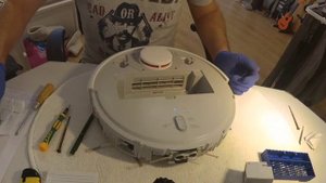 XIAOMI Mi Robot Vacuum Cleaner. Ошибка приточного вентилятора. Ремонт. Fan error repair