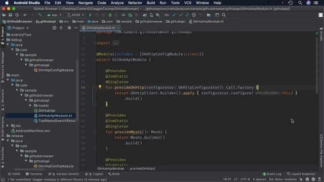 Dagger 2 Deep Dive (34/55) - Build Variant Modules смотреть онлайн