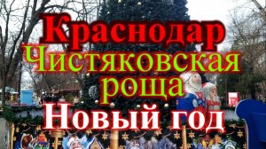 Краснодар гуляем по Чистяковской роще в новогодние праздники