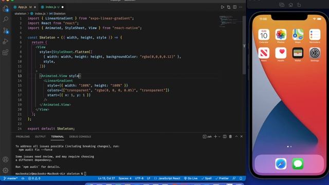 Skeleton | The React Native Way | Speed Code смотреть онлайн