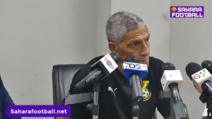 GHANA COACH CHRIS HUGHTON AND NUAMAH SPEAK TO THE PRESS AFTER 3-1 WIN AGAINST LIBERIA IN ACCRA