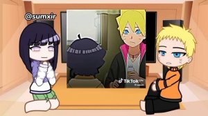 •||Naruto and Hinata react to boruto ||• |Himawari| ~mangekyu saringan •