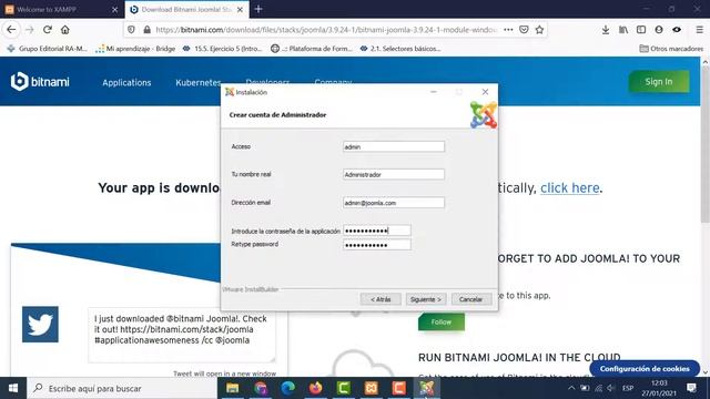 INSTALACIÓN Y CONFIGURACIÓN DE JOOMLA CON XAMPP EN WINDOWS 10 смотреть онлайн
