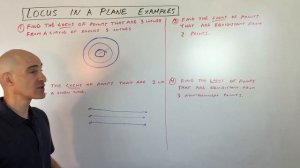 Locus in a Plane Examples