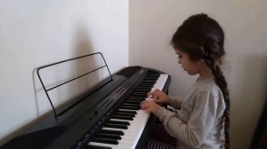 Байрамова Тамара 6 лет А.Мюллер Маленькая пьеса,Х.Рейнхольд этюд Светлячки,4.03.2018