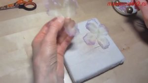 Мастер класс Роза из ткани в японской технике полный