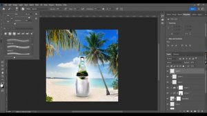 Mastering Product Manipulation | Create Eye-Catching coconut water Banners | Photoshop Tutorial