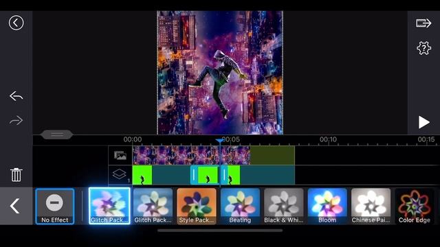 How to Use Glitch Effect to Create Cyberpunk Style Video | PowerDirector App Tutorials смотреть онлайн