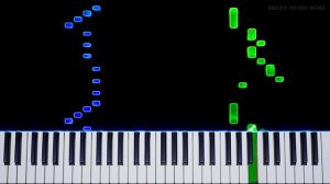 Green Hill Zone (from Sonic the Hedgehog) - EASY Piano Tutorial