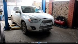 Стук и перебои в работе двигателя ремонт двигателя на Mitsubishi ASX Мицубиси АСХ 1,8 2013 1часть