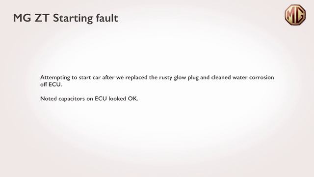 MG ZT 135+ Diesel Starting Problem... Now fixed, see description! #MGZT #Rover75