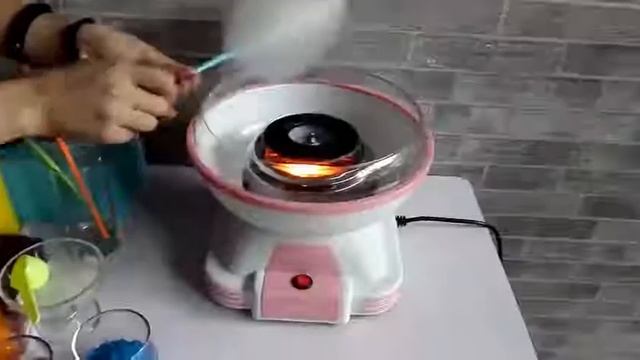 Сахарная вата своими руками для детей. Сладкая вата.