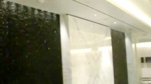 Искусственный водопад по стене "Плачущая панель" в гостинице "Москва"