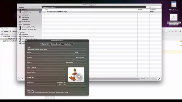 Adding Audio (mp3) to Python projects using vlc and PyCharm