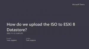 How do we upload the ISO to ESXi 8 Datastore? | WinSCP