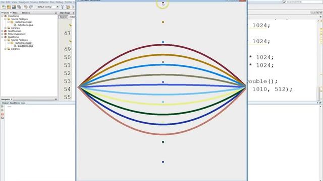 Java 2D 6B: Control points for QuadCurve смотреть онлайн