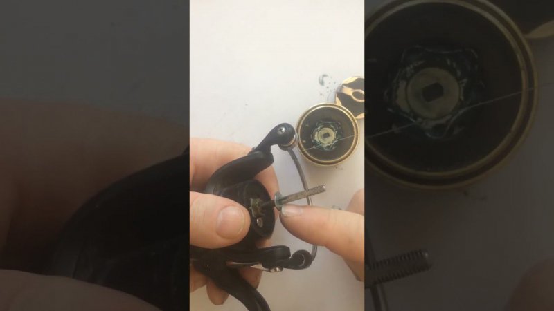 Как сделать чтобы не было бороды у безинерционной катушки
