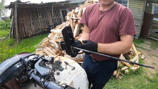 Ремонт редуктора лодочного мотора HIDEA 5 л.с смотреть онлайн