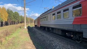 Электропоезд ЭД9М-0199 с сообщением Тайшет-Иланская