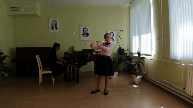 Б. Марчелло Соната ре минор Iч (Adajio). Исполняет Куцепалова Марианна