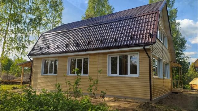 Реконструкция дома в д. Пятница (Новгородский район) смотреть онлайн